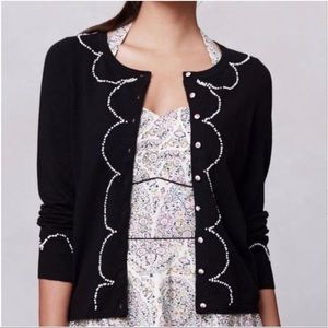 Anthropologie HWR Monogram Cardigan XS